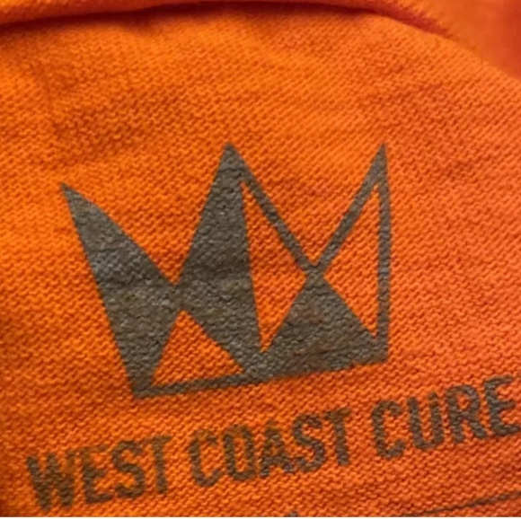 West Coast cure Orange Halloween pumpkins Tee shirt Lot of 2 #1 large #2- XLarge - Picture 5 of 5